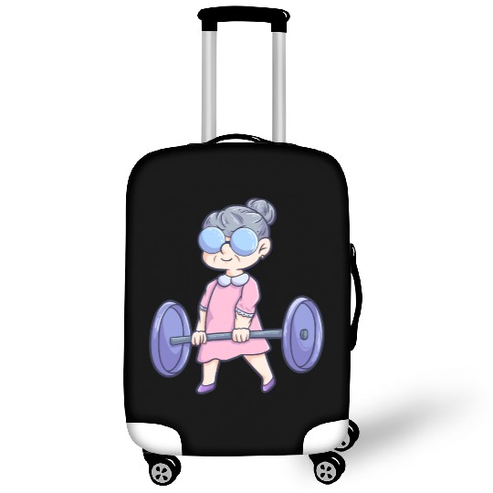 Gym Fitness Workout grandma woman's pension Luggage Covers