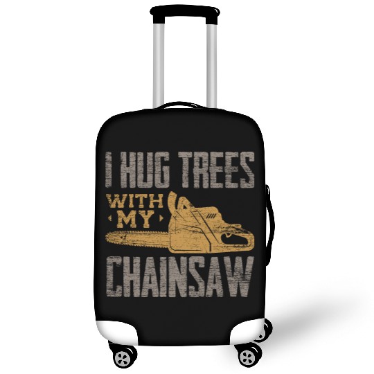 Chainsaw Lumberjack Luggage Covers