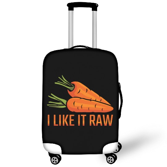 Funny Veggie Foodie Vegetarian Carrot Raw Food Luggage Covers