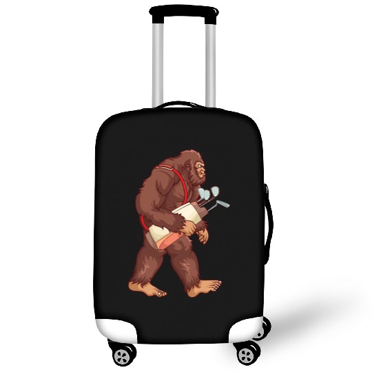 Bigfoot Sasquatch Golf player gift Luggage Covers