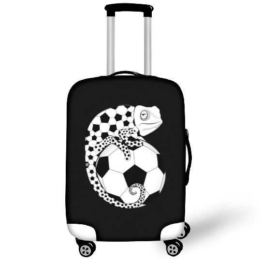 Soccer Chameleon Luggage Covers