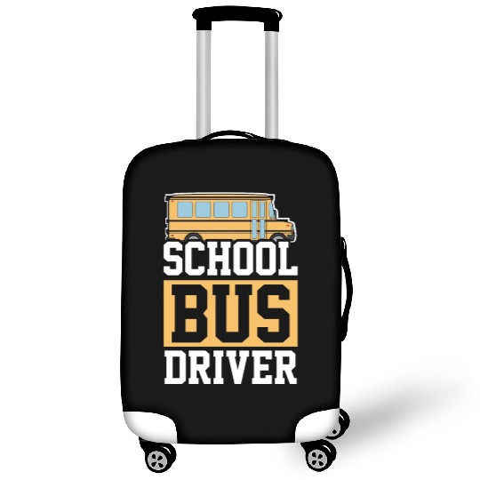 Bus Driver School Bus Luggage Covers