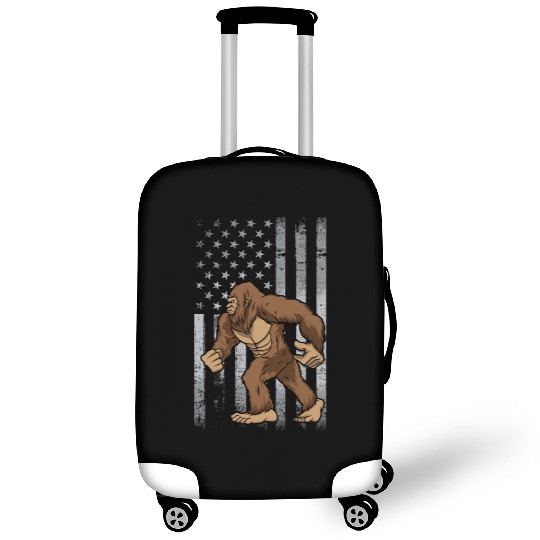 Bigfoot Sasquatch I Believe with USA Luggage Covers
