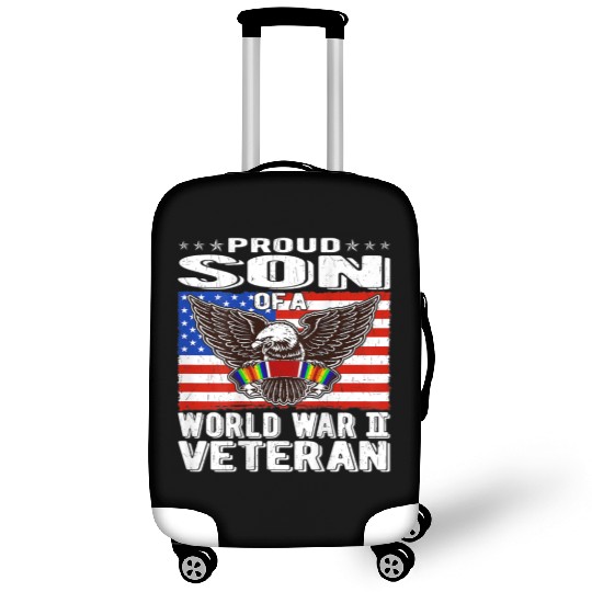 Proud Son of World War 2 Veteran Military Luggage Covers