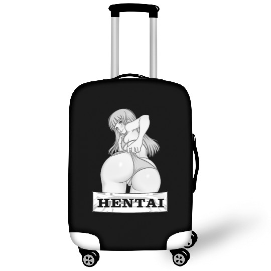 hen Anime Waifu japanese sexy bikin Girl Ahegao Luggage Covers