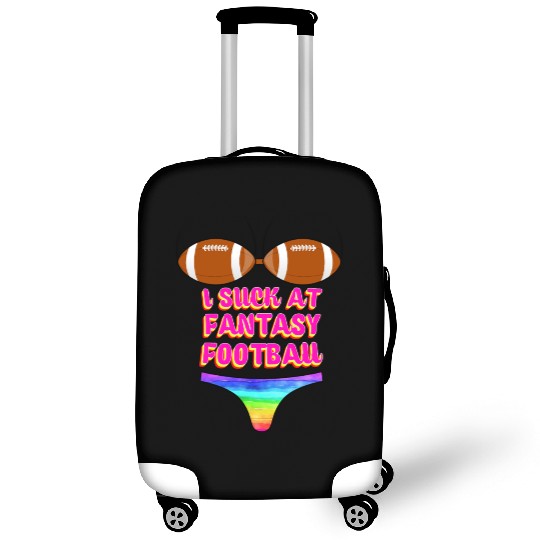 Funny Football I Suck At Fantasy Football Luggage Covers
