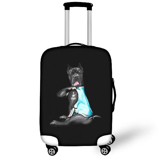 Cane Corso Tattoos I Love Dad Sitting Gift Father Luggage Covers