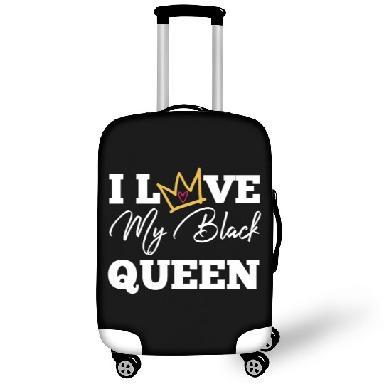 I Love My Black Queen Couples King And Queen Top T Luggage Covers