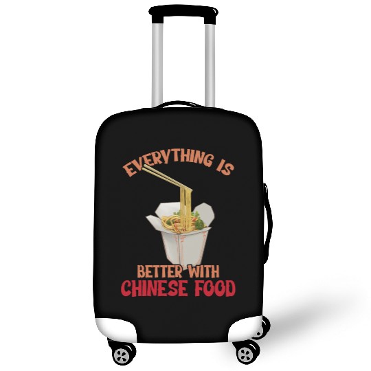 Chinese Food Expert Asian eating Noodles Foodie Luggage Covers