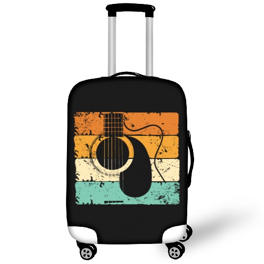 Retro Guitar | Guitarist Guitars Retro Musician Luggage Covers