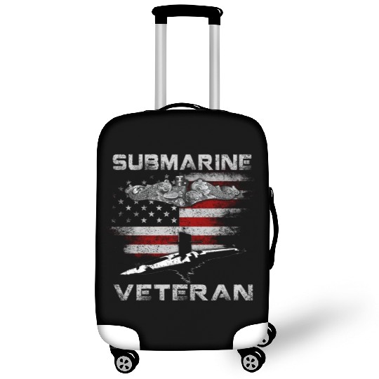 Vintage US Navy Submarine Service Veteran Luggage Covers