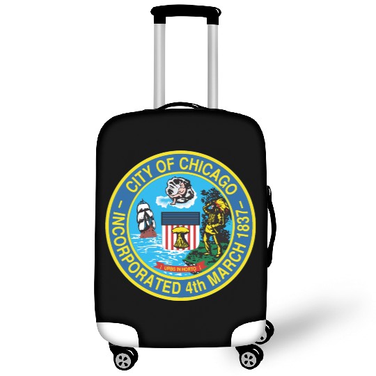 Seal of Chicago, Illinois Luggage Covers