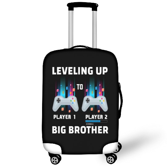 New Big Brother Gift Leveled Up To Brother,Pregnan Luggage Covers