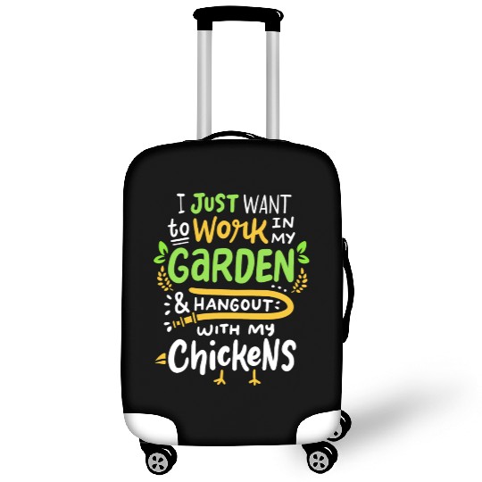 Garden Chicken Gardener Farmer Gardening Farming Luggage Covers