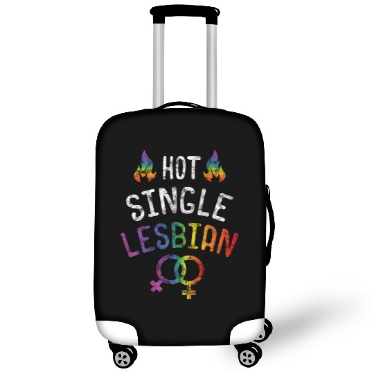 LGBT Gay Pride Lesbian Hot Single Lesbian grunge Luggage Covers