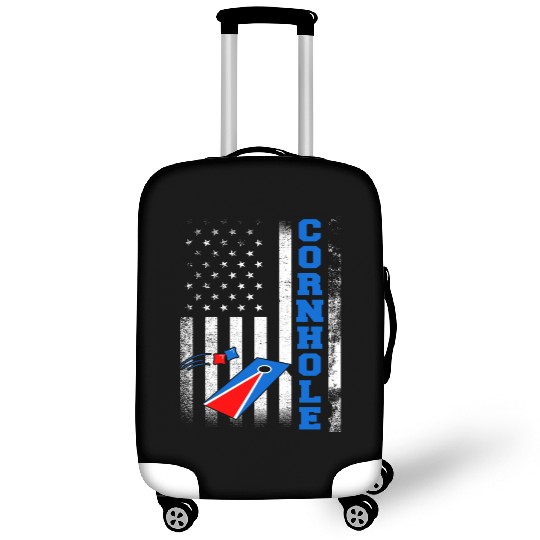 Cornhole Flag US American USA Player Game Bags Luggage Covers