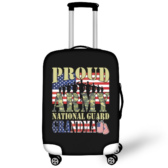 Proud Army National Guard Grandma Luggage Covers