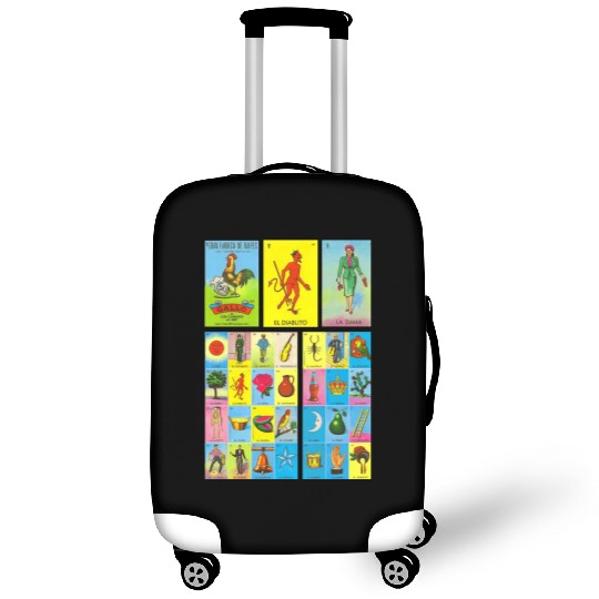 Loteria Mexican Luggage Covers