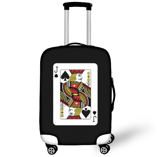 Jack Of The Spades Playing Card Poker Luggage Covers