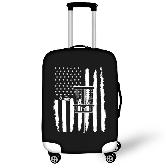 Disc Golf USA American Flag Luggage Covers