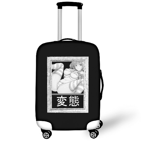 hen Anime Waifu japanese sexy bikin Girl Ahegao Luggage Covers
