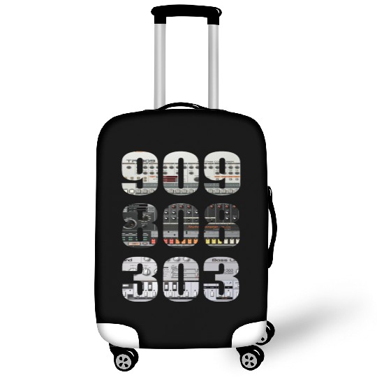 303 808 909 Music History Luggage Covers