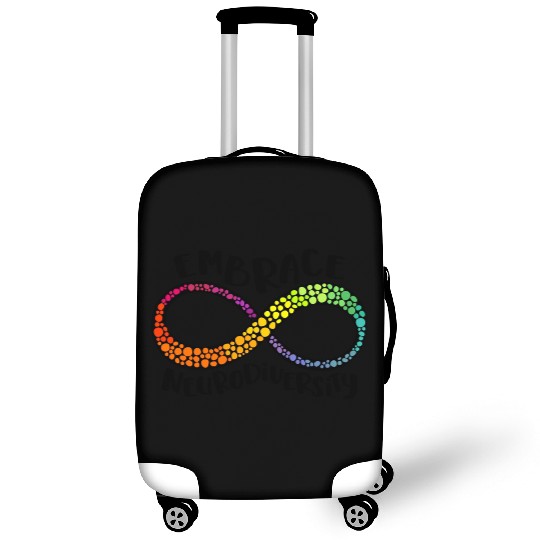 Embrace Neurodiversity Infinity Symbol Luggage Covers