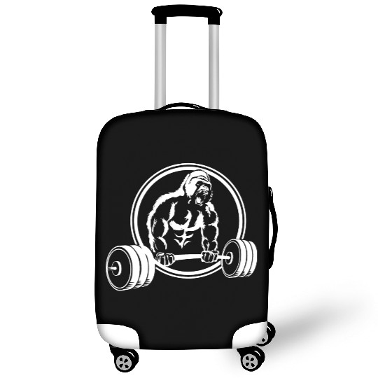 Gorilla Gym Fitness Pump Monkey Scream Luggage Covers