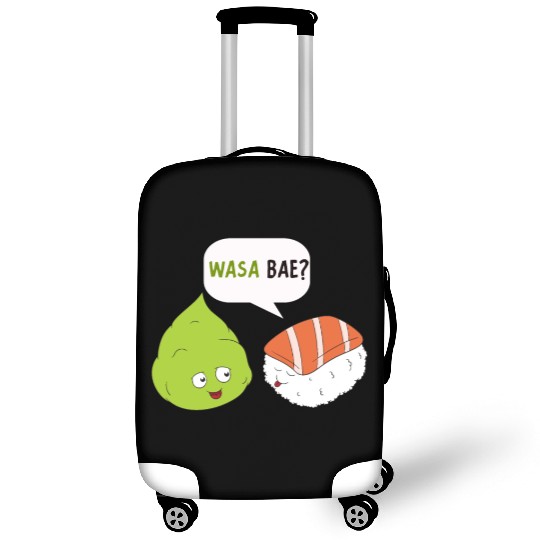 Wasabi Funny Wasa Bae Funny Sushi Rice Luggage Covers