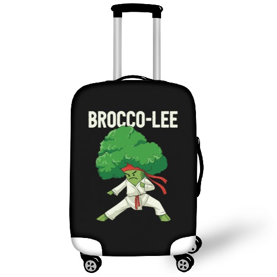 Brocco Lee Broccoli Karate Vegan Vegetarian MMA Luggage Covers