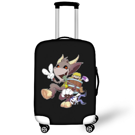 Kids Love Krampus Season Luggage Covers