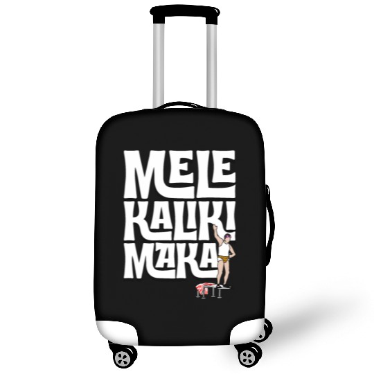 Mele Kalikimaka Cousin Eddie at the Swimming Pool Luggage Covers