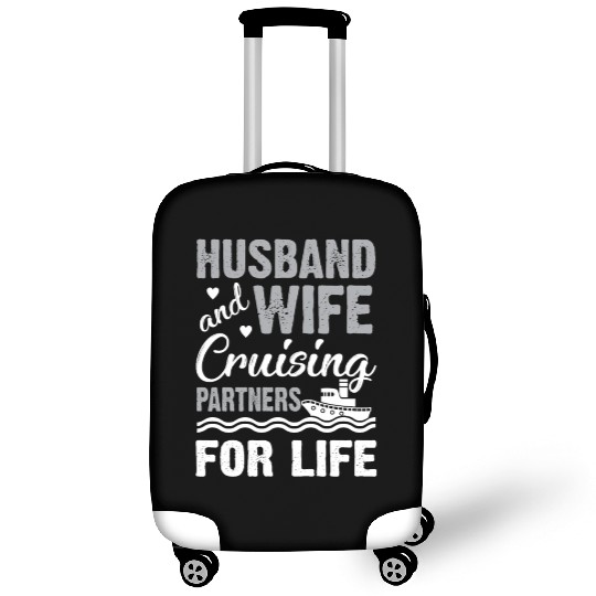 Cruising Partner Couple Cruise Ship Husband Wife Luggage Covers