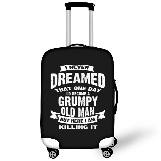 A Grumpy Old Man Funny Luggage Covers