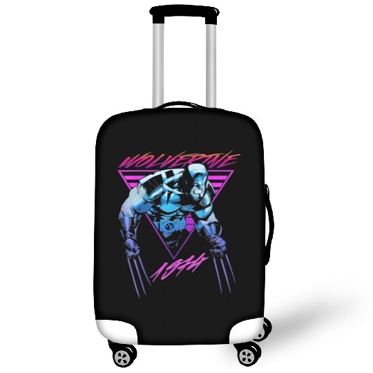 M-a-r-v-e-l W-o-l-verine Neon Retro Logan Graphic Luggage Covers