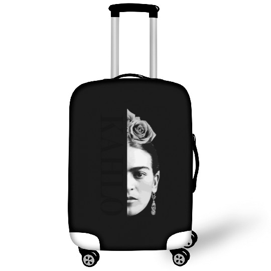 Frida Kahlo Split Portrait Luggage Covers