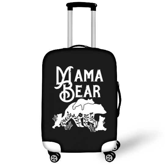 Mama Bear Mom Bear 3 cubs Momma Bear Momlife Luggage Covers