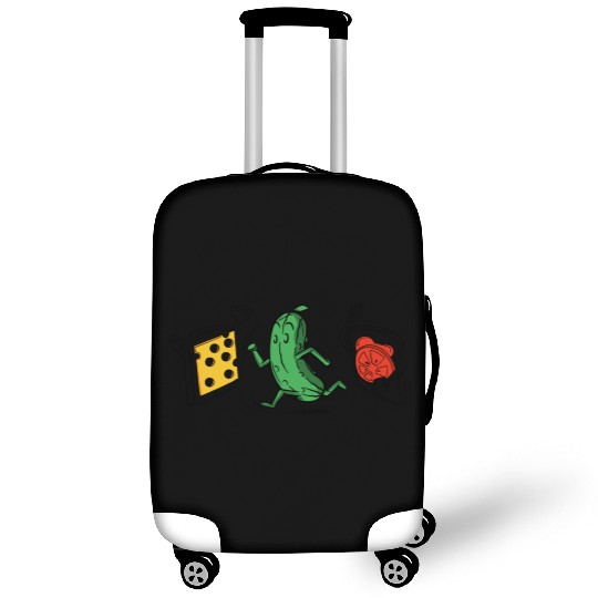 Baseball Pickle Runner Tomato Cheese Sandwich Joke Luggage Covers