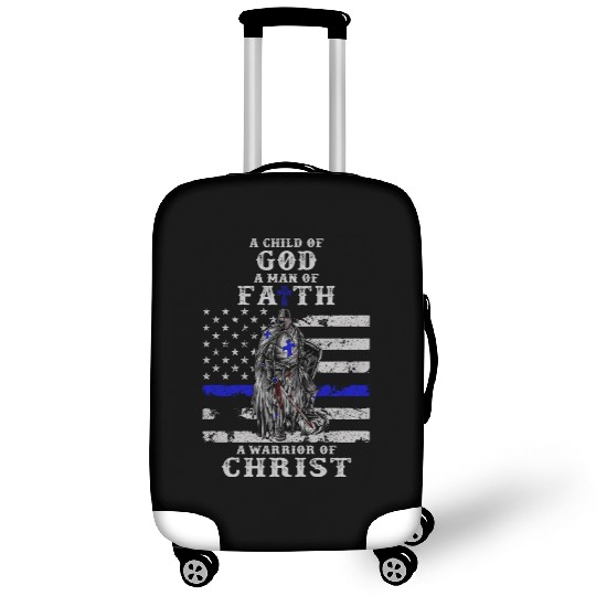 Police Officer Knight Templar A Child Of God A Man Luggage Covers