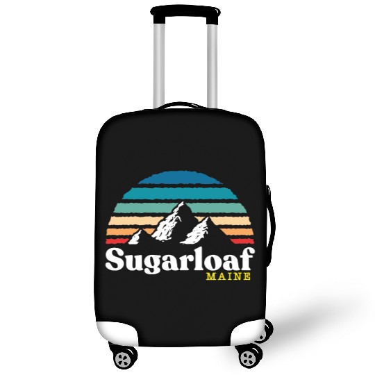 Sugarloaf Maine USA Ski Resort 1980s Retro Luggage Covers