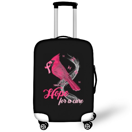 Breast Cancer Cardinal bird hope for a cure Luggage Covers