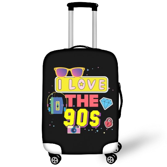 I Love The 90s Vintage 1990s Men Women 90's Luggage Covers