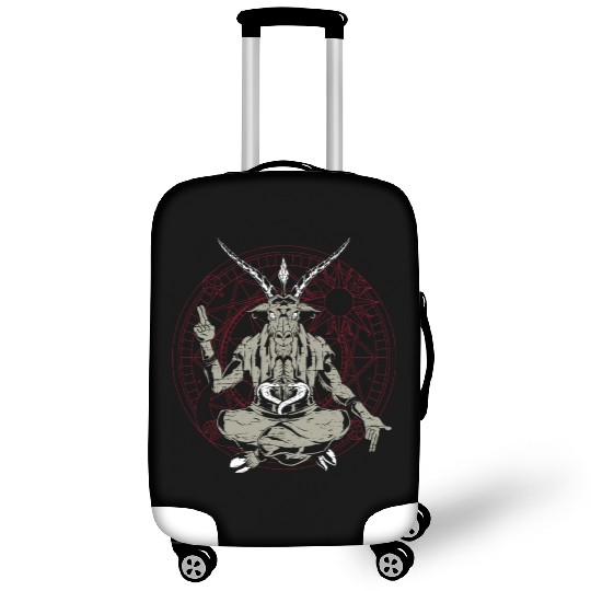 Baphomet Pentagram Nu Goth Occult Witch Satanism Luggage Covers