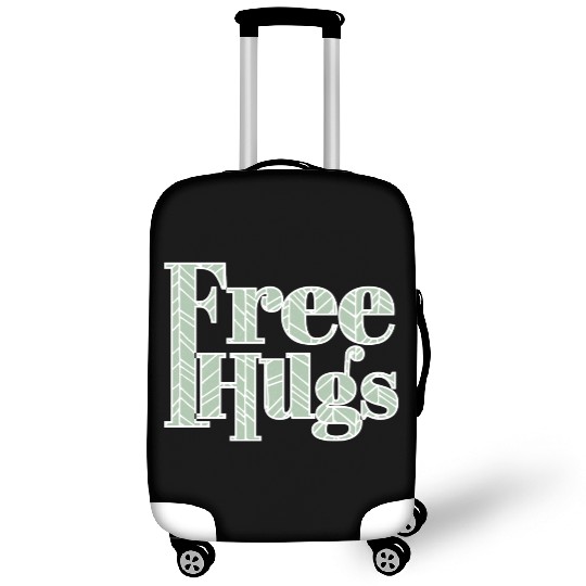 Free hugs Luggage Covers