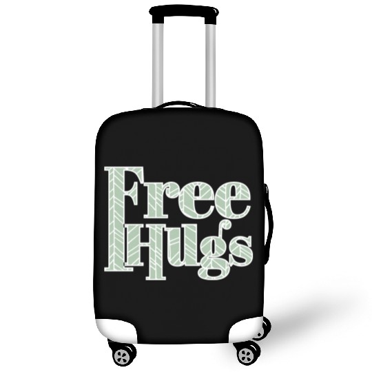 Free hugs Luggage Covers