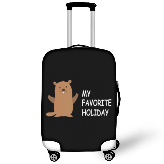Groundhog Groundhog Day - My Favorite Holiday Luggage Covers