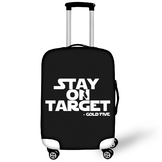 Stay on target - Gold Five Luggage Covers