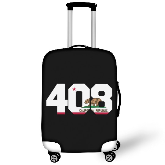 Area Code 408 San Jose California Luggage Covers