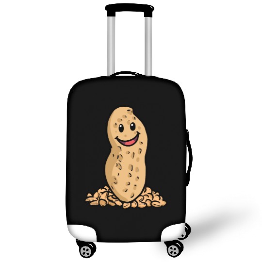 happy Peanuts Nuts Kids Baby Snack Illustration Luggage Covers