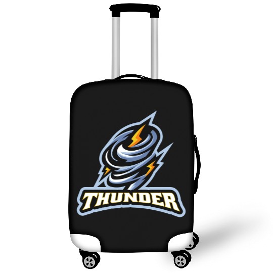 Thunder lighting storm scary weather Luggage Covers